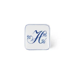 Royal Copenhagen Alfabet Kollektion|Opbevaringskrukker*Alfabet Kollektion firkantet bonbonniere, , 13 cl H