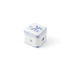 Royal Copenhagen Alfabet Kollektion|Opbevaringskrukker*Alfabet Kollektion firkantet bonbonniere, , 13 cl H