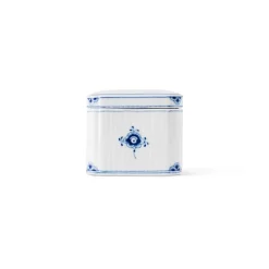 Royal Copenhagen Alfabet Kollektion|Opbevaringskrukker*Alfabet Kollektion firkantet bonbonniere, , 13 cl H