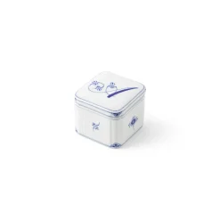Royal Copenhagen Alfabet Kollektion|Opbevaringskrukker*lfbet Kollektion firkntet bonbonniere, , 13 cl A