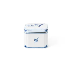 Royal Copenhagen Alfabet Kollektion|Opbevaringskrukker*lfbet Kollektion firkntet bonbonniere, , 13 cl A