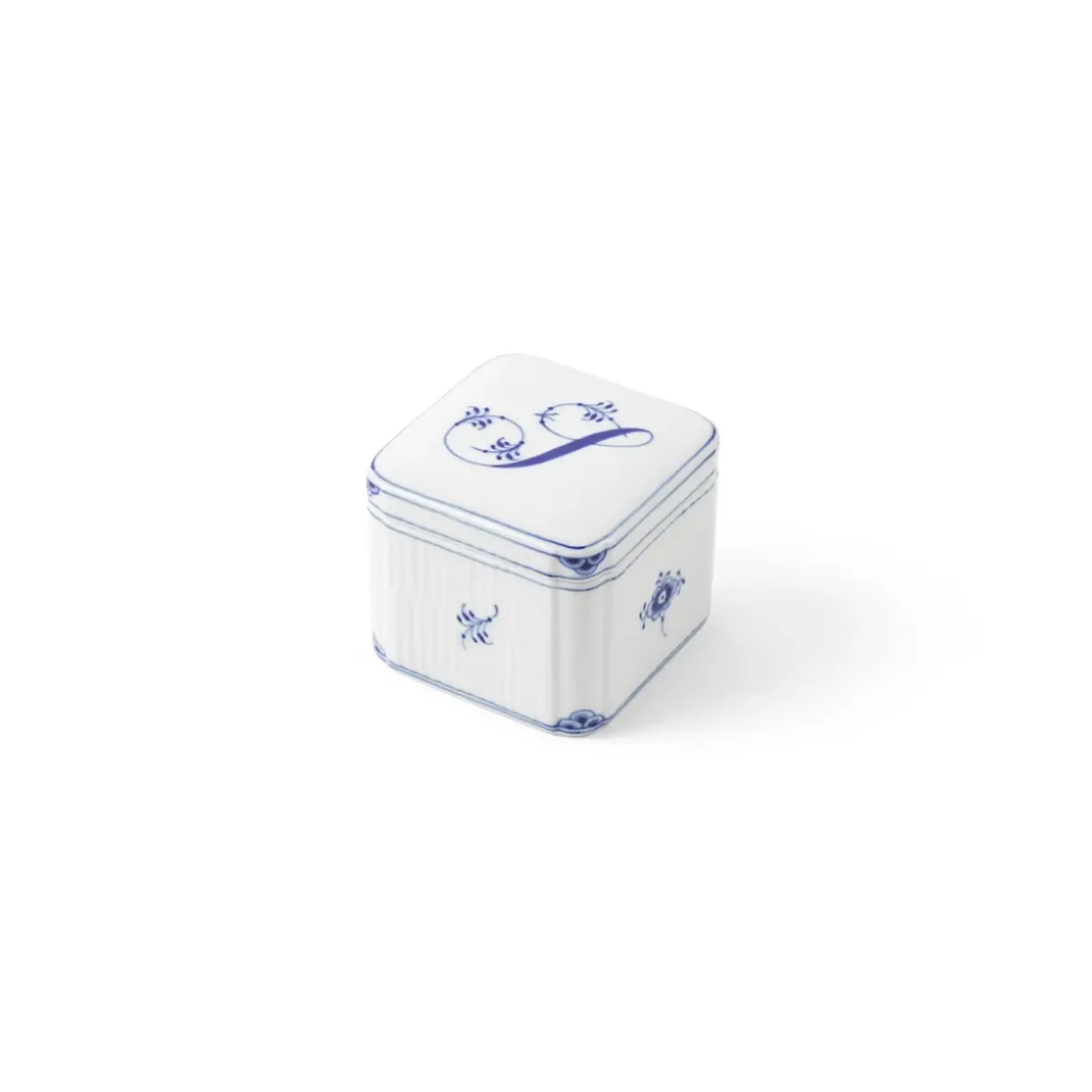 Royal Copenhagen Alfabet Kollektion*Alfabet Kollektion firkantet bonbonniere, , 13 cl S