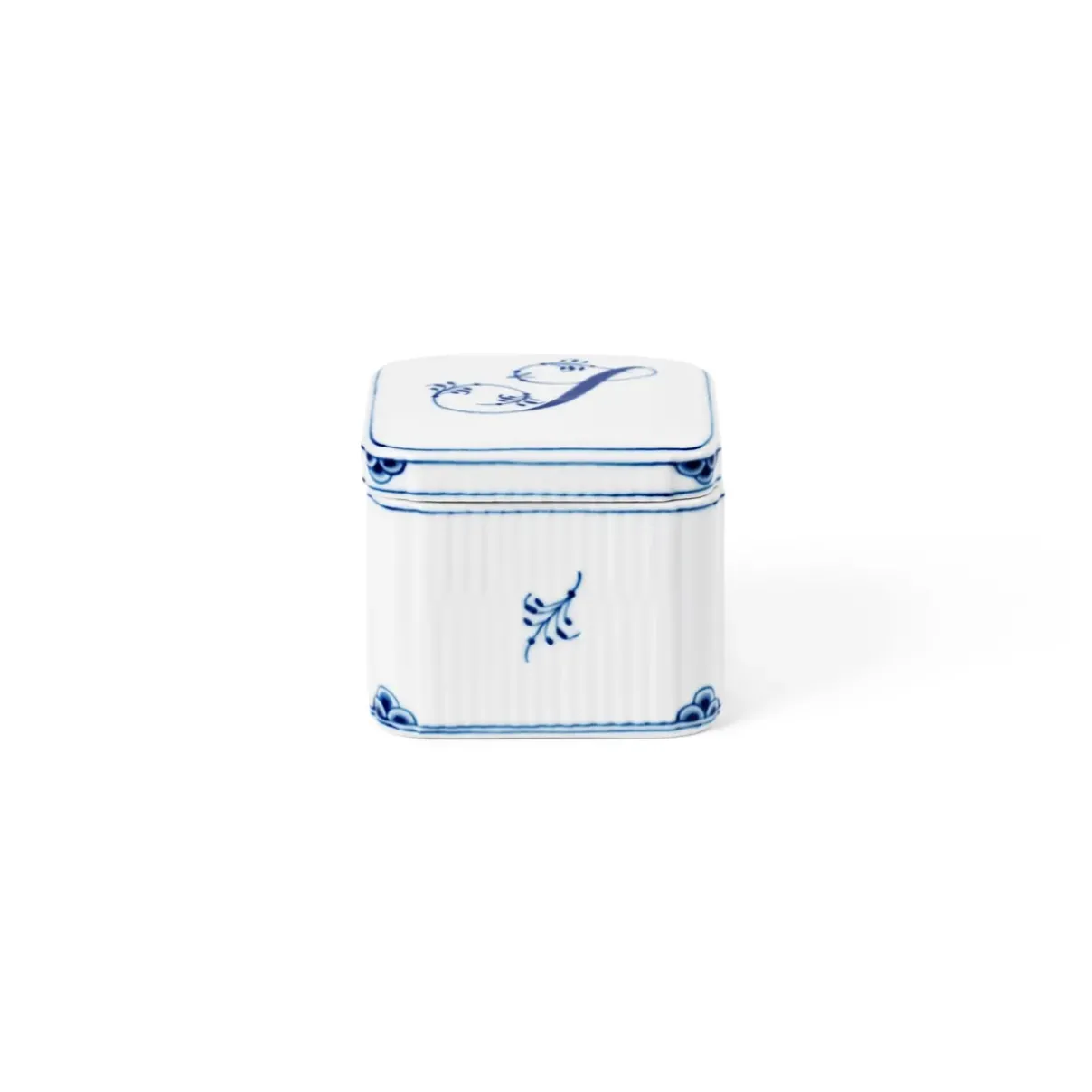 Royal Copenhagen Alfabet Kollektion*Alfabet Kollektion firkantet bonbonniere, , 13 cl S