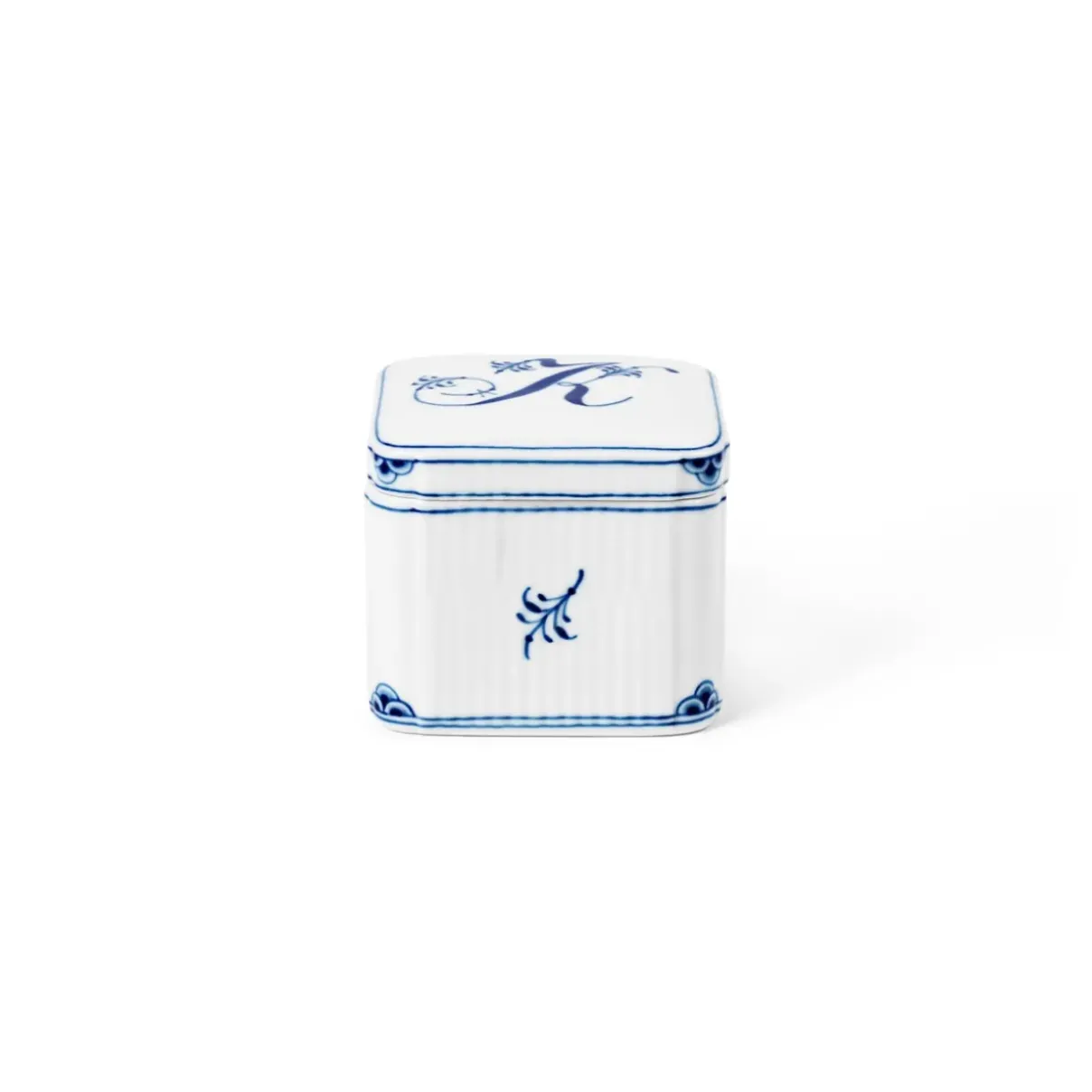 Royal Copenhagen Alfabet Kollektion|Opbevaringskrukker*Alfabet olletion firantet bonbonniere, , 13 cl K
