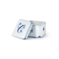 Royal Copenhagen Alfabet Kollektion|Opbevaringskrukker*Alfabet Kollektion firkantet bonbonniere, , 13 l C