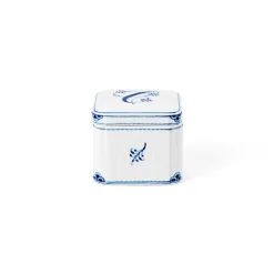 Royal Copenhagen Alfabet Kollektion|Opbevaringskrukker*Alfabet Kollektion firkantet bonbonniere, , 13 l C