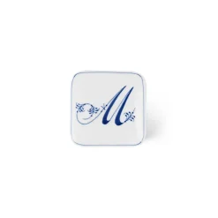 Royal Copenhagen Alfabet Kollektion|Opbevaringskrukker*Alfabet Kollektion firkantet bonbonniere, , 13 cl M