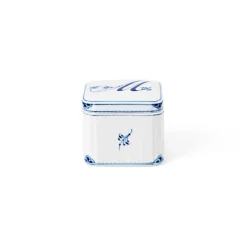 Royal Copenhagen Alfabet Kollektion|Opbevaringskrukker*Alfabet Kollektion firkantet bonbonniere, , 13 cl M