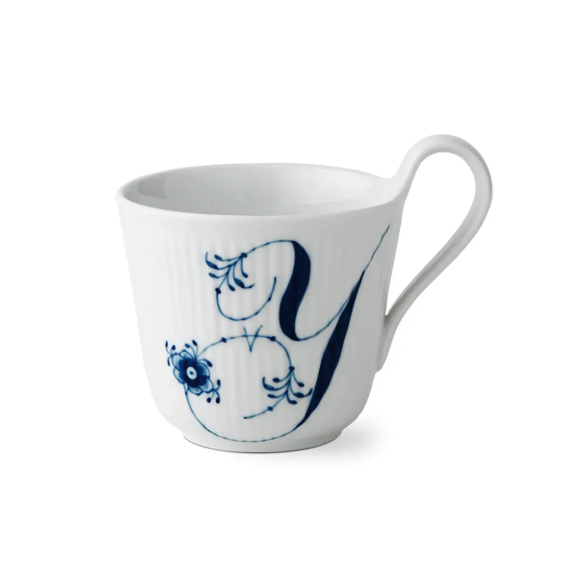Royal Copenhagen Alfabet Kollektion|Kaffekopper*Alfabet Kollektion højhankskop, , 33cl Y