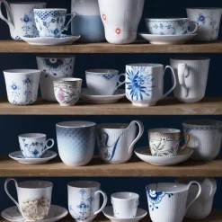 Royal Copenhagen Alfabet Kollektion|Kaffekopper*Alfabet Kollektion højhankskop, , 33cl Y