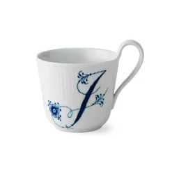 Royal Copenhagen Alfabet Kollektion|Kaffekopper*Alfabet Kollektion høhankskop, , 33cl J