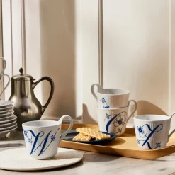 Royal Copenhagen Alfabet Kollektion|Kaffekopper*Alfabet Kollektion højhankskop, W, 33 cl