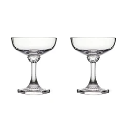 Royal Copenhagen Aurora|Glas*Aurora coupe champagneglas, 25 cl, 2 stk.
