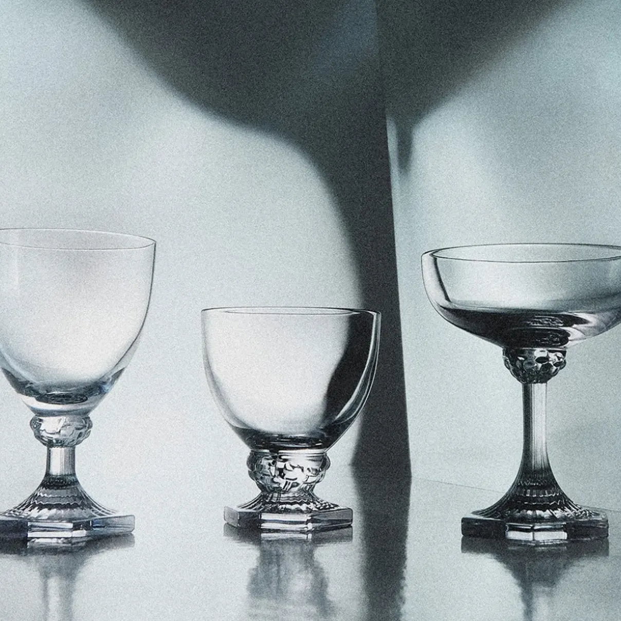 Royal Copenhagen Aurora|Glas*Aurora coupe champagneglas, 25 cl, 2 stk.