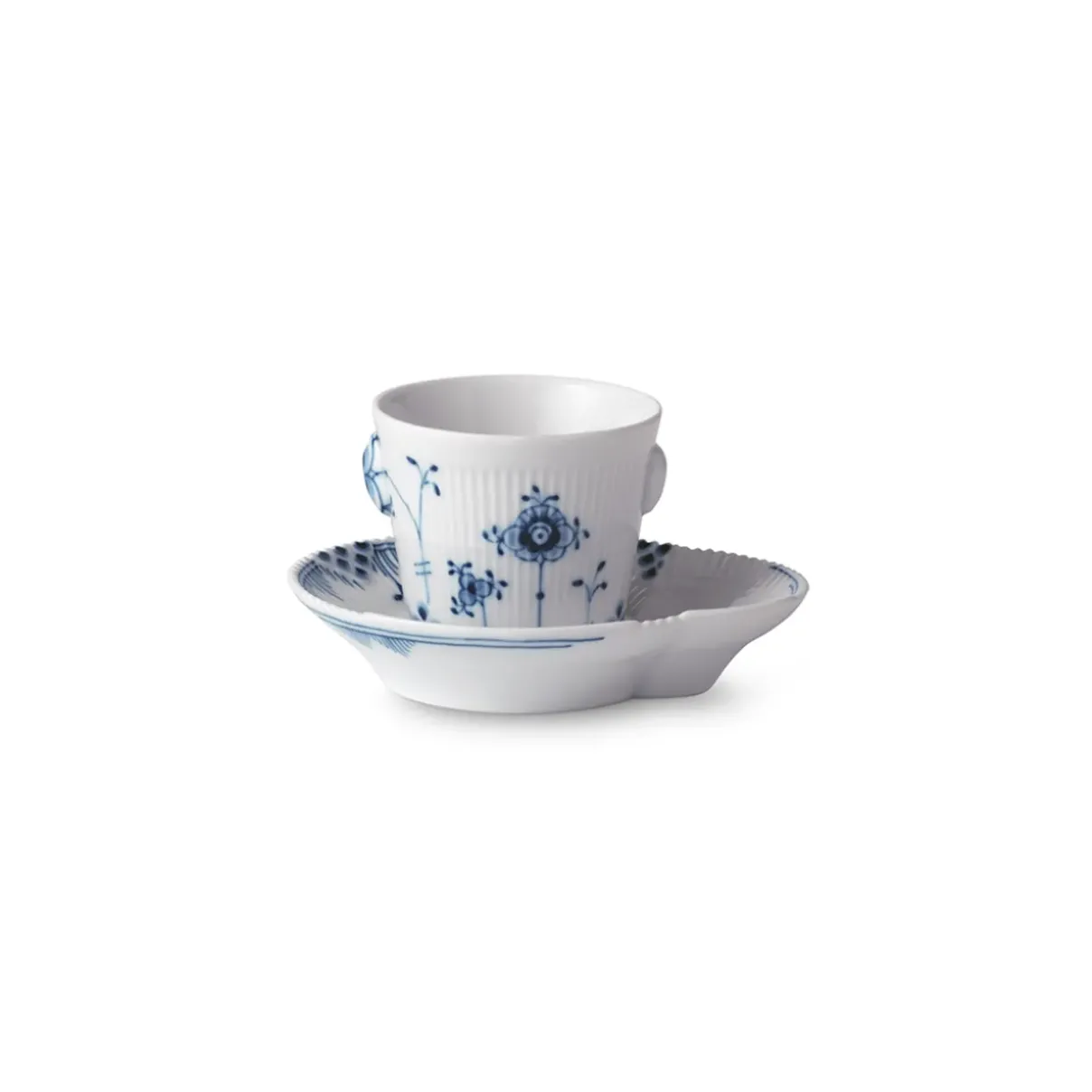Royal Copenhagen Eksklusive Steldele|Blå Elements*Blå Elements espressokop og underkop, 9 cl