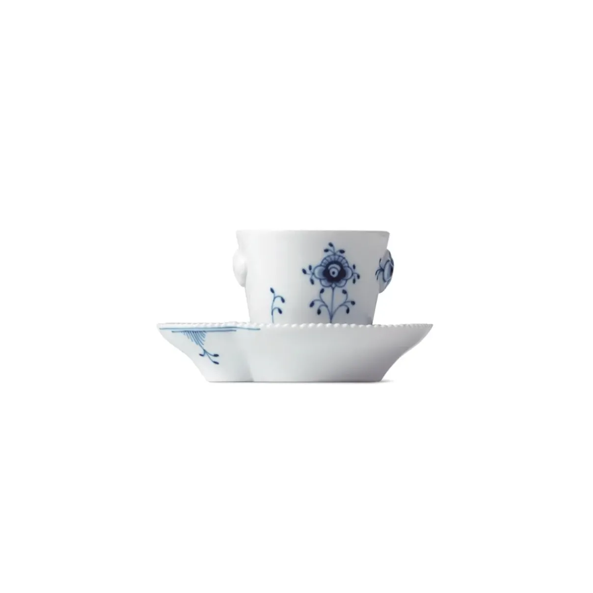 Royal Copenhagen Eksklusive Steldele|Blå Elements*Blå Elements espressokop og underkop, 9 cl