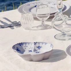 Royal Copenhagen Eksklusive Steldele|Blå Elements*Blå Elements fad, 19 cm