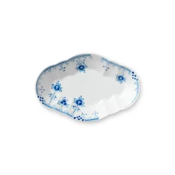 Royal Copenhagen Eksklusive Steldele|Blå Elements*Blå Elements fad, 23 cm