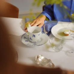 Royal Copenhagen Eksklusive Steldele|Blå Elements*Blå Elements højhankskop, 24 cl