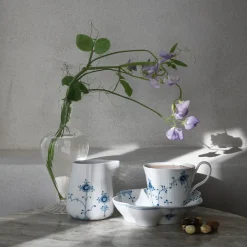 Royal Copenhagen Eksklusive Steldele|Blå Elements*Blå Elements højhankskop, 35 cl