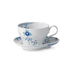 Royal Copenhagen Eksklusive Steldele|Blå Elements*Blå Elements kop og underkop, 26 cl