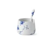 Royal Copenhagen Eksklusive Steldele|Blå Elements*Blå Elements sukkerskål med ske, 8 cm