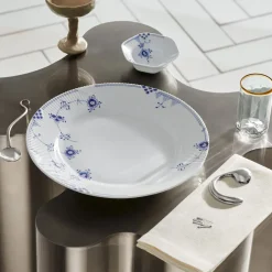 Royal Copenhagen Eksklusive Steldele|Blå Elements*Blå Elements tallerken, 28 cm