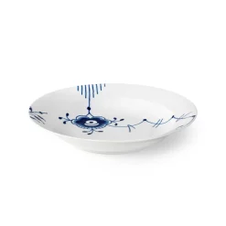 Royal Copenhagen Blå Mega Riflet|Dybe Tallerkener*Blå Mega Riflet dyb tallerken, 27 cm
