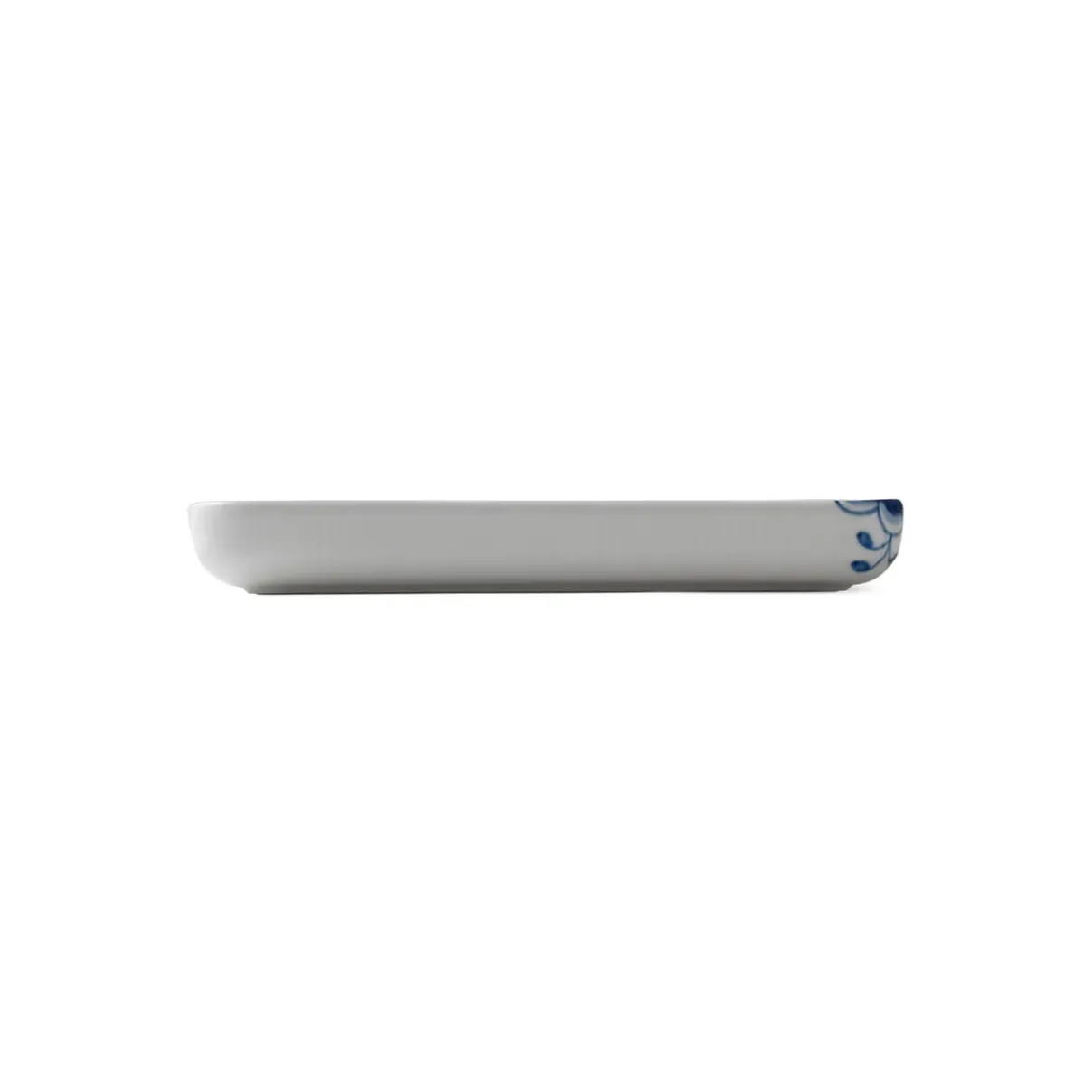 Royal Copenhagen Blå Mega Riflet|Fade*Blå Mega Riflet fad, 24 cm