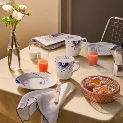 Royal Copenhagen Blå Mega Riflet*Blå Mega Riflet kop, , 38 cl, 2 stk. Bespoke