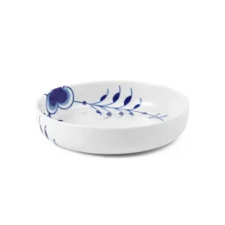Royal Copenhagen Blå Mega Riflet|Ovnfaste Fade*Blå Mega Riflet ovnfast fad, 18,5 cm