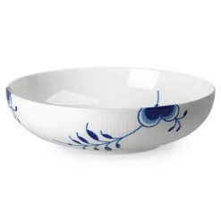 Royal Copenhagen Blå Mega Riflet|Salatskåle*Blå Mega Riflet skål, 240 cl