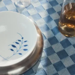 Royal Copenhagen Blå Mega Riflet|Salatskåle*Blå Mega Riflet skål, 110 cl Blå Mega Riflet