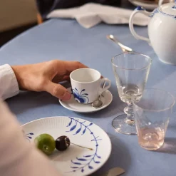 Royal Copenhagen Blå Mega Riflet|Middagstallerkener*Blå Mega Riflet tallerken coupe, 27 cm