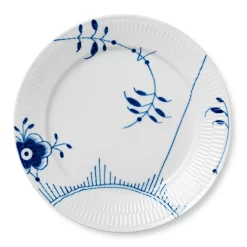 Royal Copenhagen Blå Mega Riflet|Middagstallerkener*Blå Mega Riflet tallerken, , 27 cm Dekoration 2