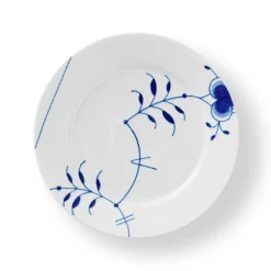 Royal Copenhagen Blå Mega Riflet|Frokost Tallerkener*Blå Mega Riflet tallerken, , 22 cm Dekoration 9