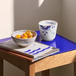 Royal Copenhagen Blå Mega Riflet|Kaffekopper*Blå Mega Riflet termokrus, , 26 cl Bespoke