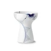 Royal Copenhagen Blå Mega Riflet|Home Décor*Blå Mega Riflet vase, 19 cm