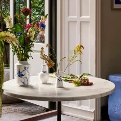 Royal Copenhagen Blå Mega Riflet|Home Décor*Blå Mega Riflet vase, 11 cm