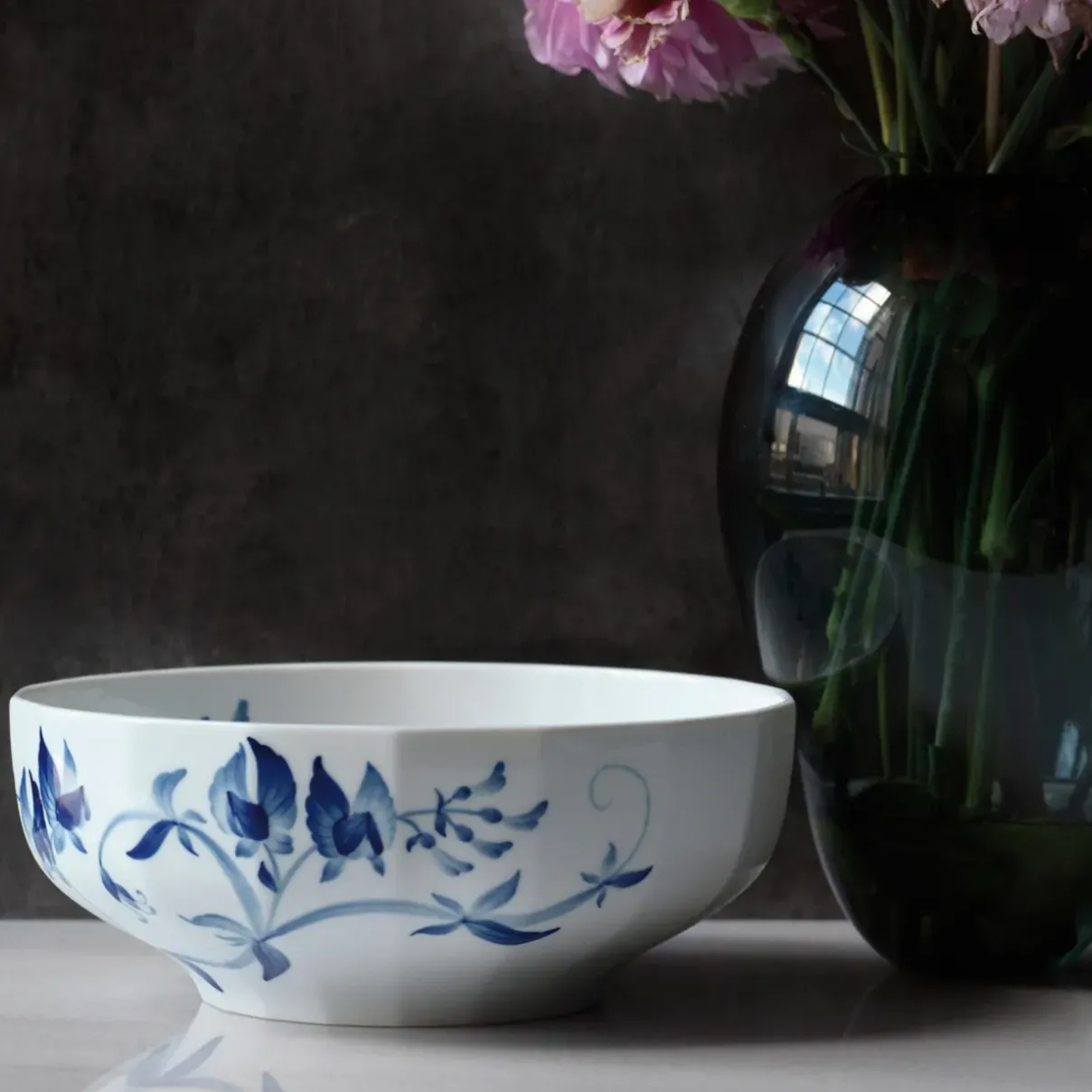 Royal Copenhagen Blomst|Salatskåle*blomst skål, Ærteblomst, 200 cl