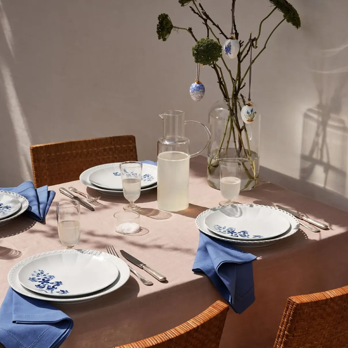 Royal Copenhagen Blomst|Frokost Tallerkener*blomst tallerken, Hyacint, 22 cm