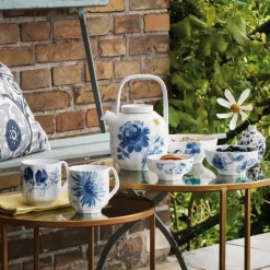 Royal Copenhagen Blomst|Kander*blomst tekande, Træpæon, 100 cl