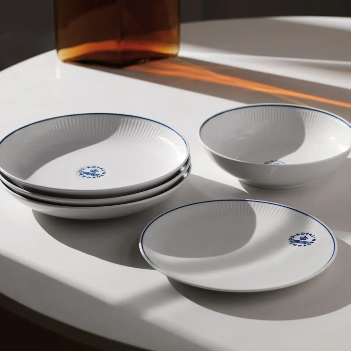 Royal Copenhagen Blueline|Salatskåle*Blueline skål, 25 cm