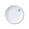 Royal Copenhagen Blueline|Desserttallerkener*Blueline tallerken coupe, 19 cm