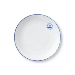 Royal Copenhagen Blueline|Desserttallerkener*Blueline tallerken coupe, 19 cm