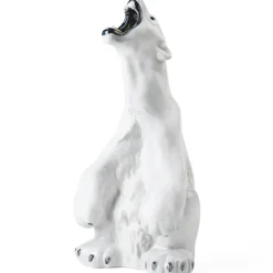 Royal Copenhagen Home Décor|Skulpturer Og Figurer*Figurer brølende isbjørn, 33,5 cm Brølende