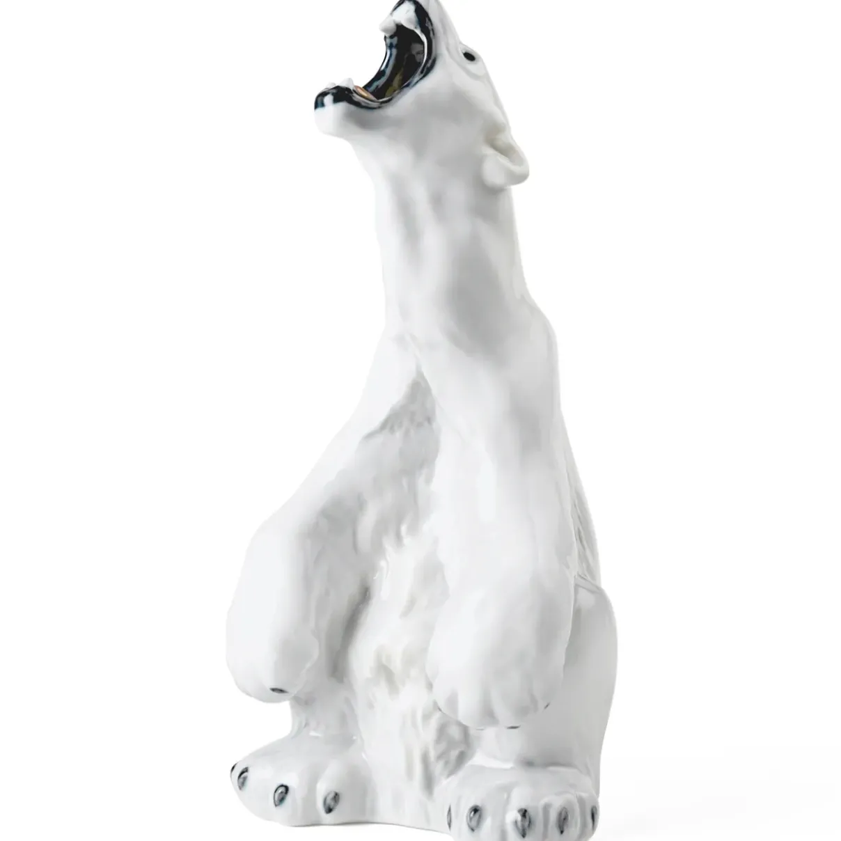 Royal Copenhagen Home Décor|Skulpturer Og Figurer*Figurer brølende isbjørn, 33,5 cm Brølende