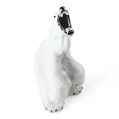 Royal Copenhagen Home Décor|Skulpturer Og Figurer*Figurer brølende isbjørn, 33,5 cm Brølende
