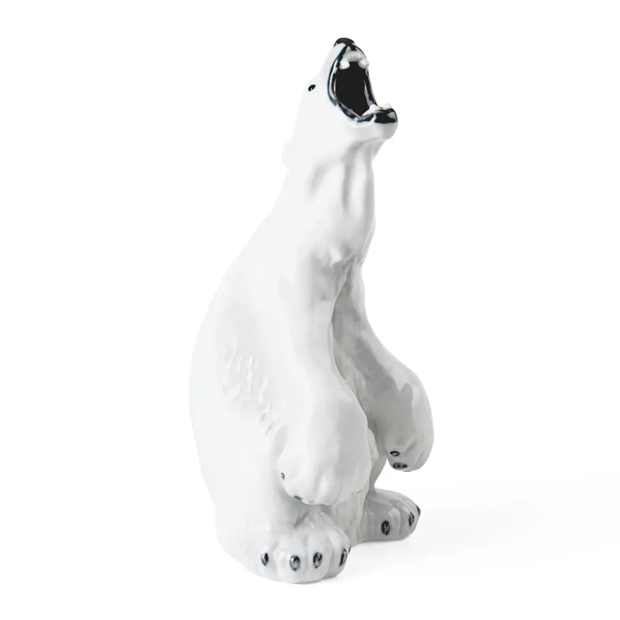 Royal Copenhagen Home Décor|Skulpturer Og Figurer*Figurer brølende isbjørn, 33,5 cm Brølende