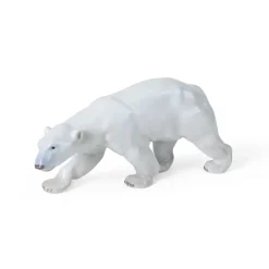 Royal Copenhagen Home Décor|Skulpturer Og Figurer*Figurer gående isbjørn, 14 cm Gående